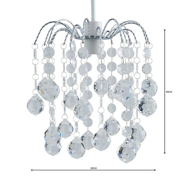 Amie Jewel Easy Fit Pendant Shade 6 Amie Jewel Easy Fit Pendant Shade - Image 4