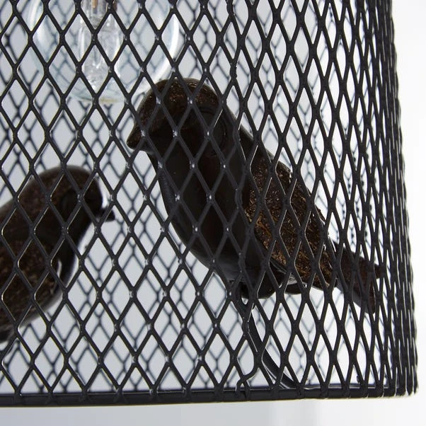 Livry Bird Grey Easy Fit Pendant Shade 5 Livry Bird Grey Easy Fit Pendant Shade - Image 3