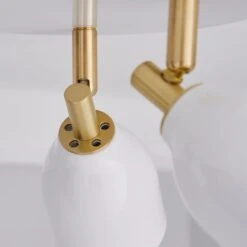 Clio 3 Light White Semi Flush Spotlight -Dunelm 1000119711 alt03