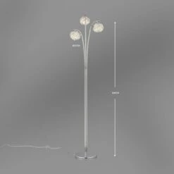 Cecilie 3 Arm Chrome Floor Lamp 15 Cecilie 3 Arm Chrome Floor Lamp -Dunelm 1000137376 alt04