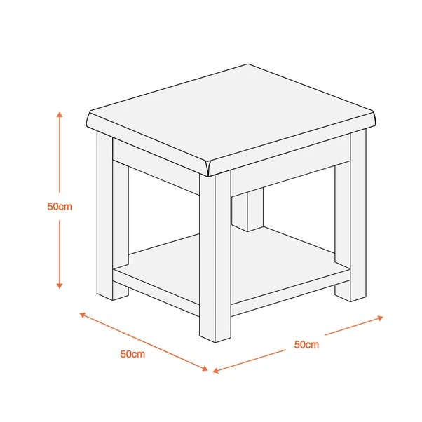 Aylesbury Side Table, Oak 6 Aylesbury Side Table, Oak - Image 4