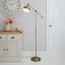 Lever Arm Floor Lamp 32 Lever Arm Floor Lamp -Dunelm 30145246