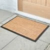 Jumbo Stripe Rubber And Coir Doormat -Dunelm 30175278
