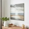 Grey Simplicity Waves Canvas -Dunelm 30179072