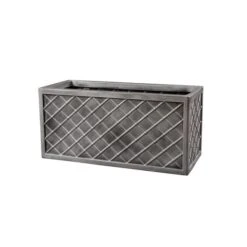 Lazio Pewter Trough -Dunelm 30617927 alt01