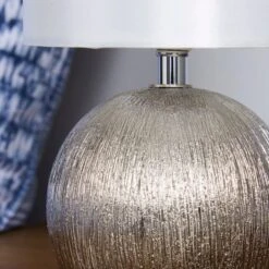 Adana Mini Ceramic Ivory Touch Dimmable Table Lamp -Dunelm 30624156 alt02