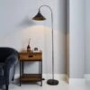 Logan Grey Industrial Floor Lamp 2 Logan Grey Industrial Floor Lamp -Dunelm 30624736