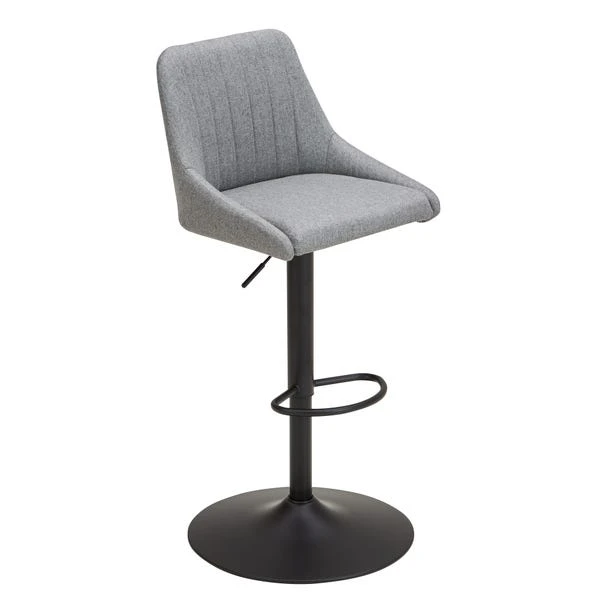 Kenton Adjustable Height Swivel Bar Stool, Fabric 3 Kenton Adjustable Height Swivel Bar Stool, Fabric