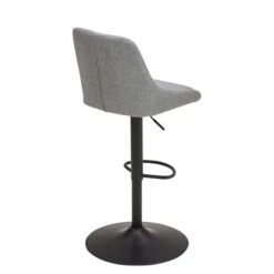Kenton Adjustable Height Swivel Bar Stool, Fabric 14 Kenton Adjustable Height Swivel Bar Stool, Fabric -Dunelm 30645853 alt03