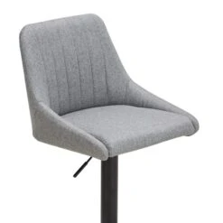 Kenton Adjustable Height Swivel Bar Stool, Fabric 16 Kenton Adjustable Height Swivel Bar Stool, Fabric -Dunelm 30645853 alt05