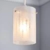 Grayson Dot Glass White Easy Fit Pendant Shade -Dunelm 30647566