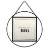 Black Round Hanging Chain Photo Frame -Dunelm 30685978