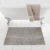 Flat Weave Monochrome Bath Mat -Dunelm 30686144