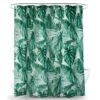 Tropical Leaf Green Shower Curtain -Dunelm 30711316