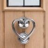 Heart Door Knocker 2 Heart Door Knocker -Dunelm 30713531