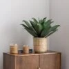 Artificial Agave In Bamboo Plant Pot -Dunelm 30726492