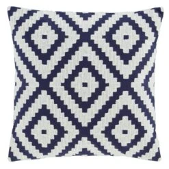 Geo Crewel Cushion Cover