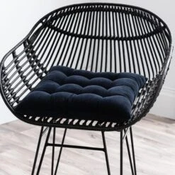 Clara Velvet Seat Pad 21 Clara Velvet Seat Pad -Dunelm 30728450