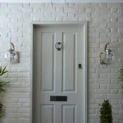 Twain Outdoor Globe Glass Wall Light -Dunelm 30730560 alt06