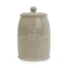 Grey Hearts Tea Canister 1 Grey Hearts Tea Canister -Dunelm 30737441