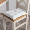 Riviera Stripe Seat Pad -Dunelm 30753116