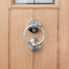 Traditional Chrome Door Knocker -Dunelm 30756559