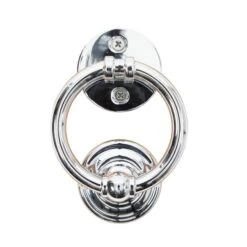 Traditional Chrome Door Knocker -Dunelm 30756559 alt02