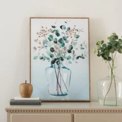 Eucalyptus Framed Canvas