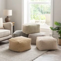 Jersey Bobble Pouffe 28 Jersey Bobble Pouffe -Dunelm 30766330 alt06