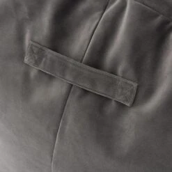 Eliza Velvet Grey Bean Bag Chair -Dunelm 30766404 alt04