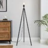 Santos Tripod Floor Lamp Base 2 Santos Tripod Floor Lamp Base -Dunelm 30770043