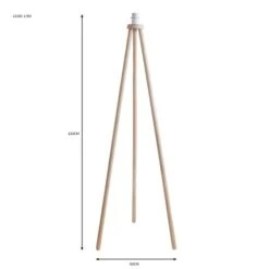 Ambra Tripod Floor Lamp Base -Dunelm 30770078 alt07