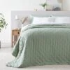 Ella Washed Bedspread -Dunelm 30780891
