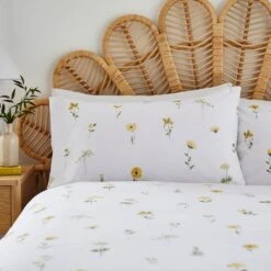 Pressed Floral Duvet Cover And Pillowcase Set 29 Pressed Floral Duvet Cover And Pillowcase Set -Dunelm 30783520 alt01