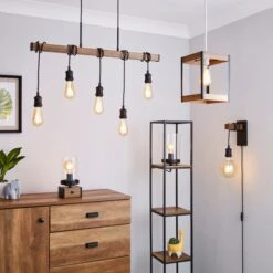 Fulton Shelved Floor Lamp -Dunelm 30783561 alt06