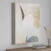 Natural Pebble Framed Canvas -Dunelm 30789415