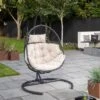 Singapore Hanging Egg Chair -Dunelm 30791544