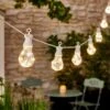White Festoon String Lights 20 Bulbs -Dunelm 30795090