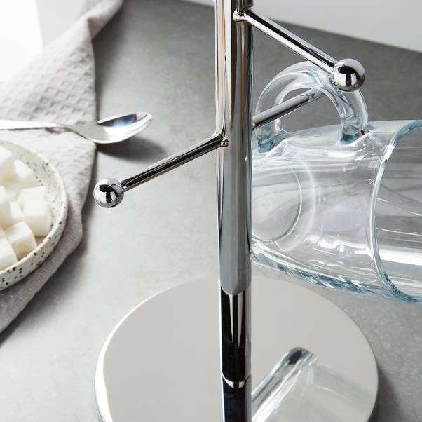 Chrome Mug Tree 4 Chrome Mug Tree - Image 2