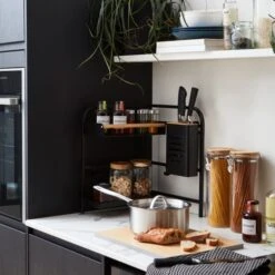 Black Smart Industrial Corner Storage Rack -Dunelm 30795881 alt07