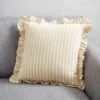 Frilled Stripe Cushion Cover -Dunelm 30796407