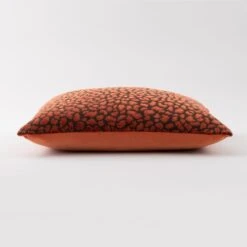 Animal Cut Velvet Copper Cushion Cover -Dunelm 30797341 alt02