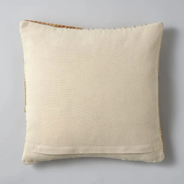 Artisan Jute Abstract Natural Cushion Cover 5 Artisan Jute Abstract Natural Cushion Cover - Image 3