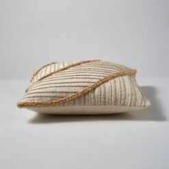 Artisan Jute Abstract Natural Cushion Cover 11 Artisan Jute Abstract Natural Cushion Cover -Dunelm 30798091 alt03