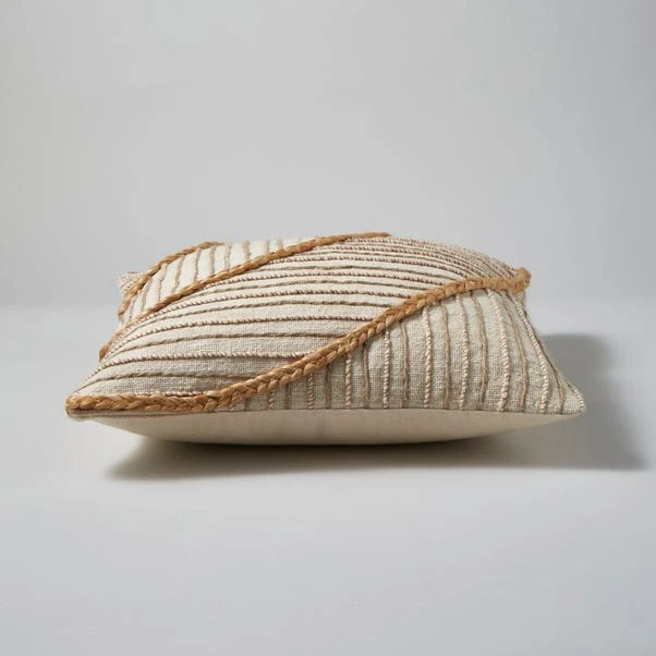 Artisan Jute Abstract Natural Cushion Cover 6 Artisan Jute Abstract Natural Cushion Cover - Image 4