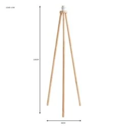 Tripod Paint Your Own Floor Lamp Base 13 Tripod Paint Your Own Floor Lamp Base -Dunelm 30798602 alt05