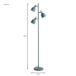 Issac 3 Light Floor Lamp -Dunelm 30798612 alt06
