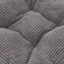 Jenson Stitched Floor Cushion Charcoal -Dunelm 30799692 alt04