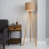 Jandia Wooden Tripod Floor Lamp 1 Jandia Wooden Tripod Floor Lamp -Dunelm 30801900