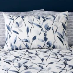 Zen Navy Standard Pillowcase Pair